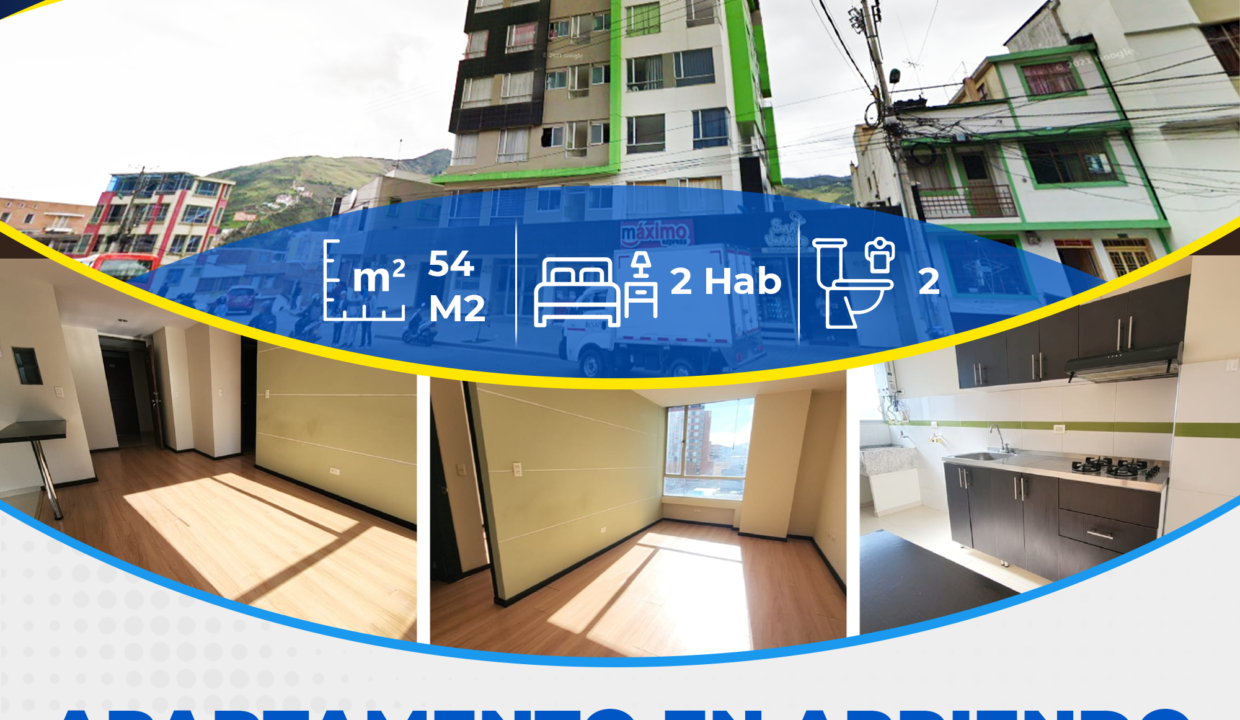 APARTAMENTO EN ARRIENDO EDIFICIO SAN JORGE