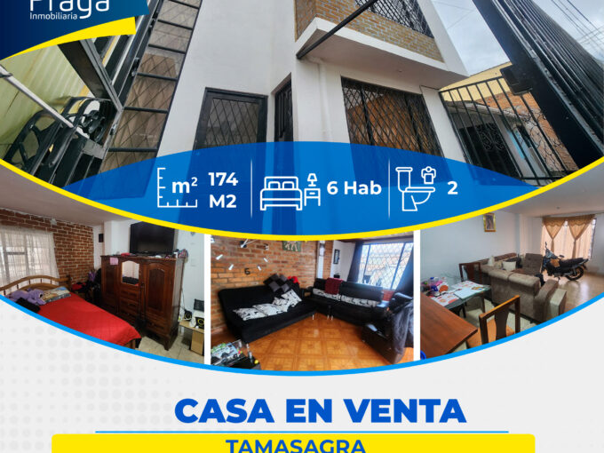 CASA EN VENTA – TAMASAGRA CON 2 APARTAMENTOS INDEPENDIENTES