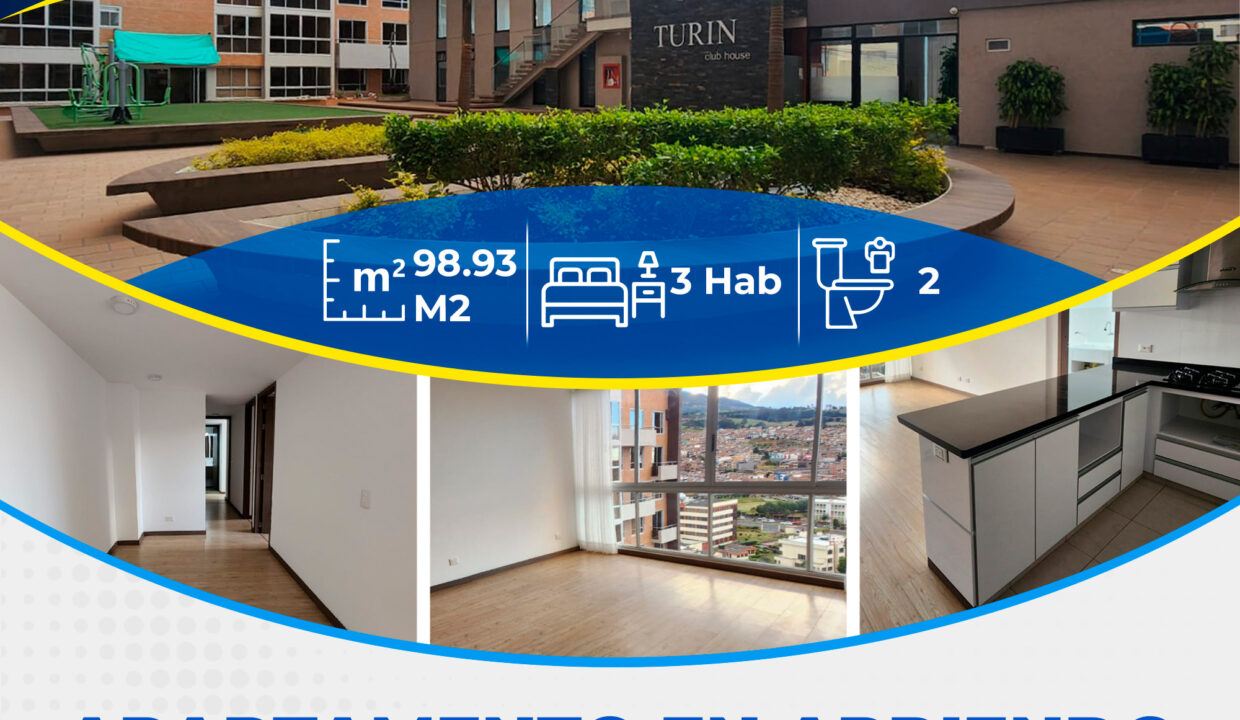 🏢 APARTAMENTO EN ARRIENDO – CONDOMINIO TURIN CLUB HOUSE, BARRIO LA AURORA 🎯