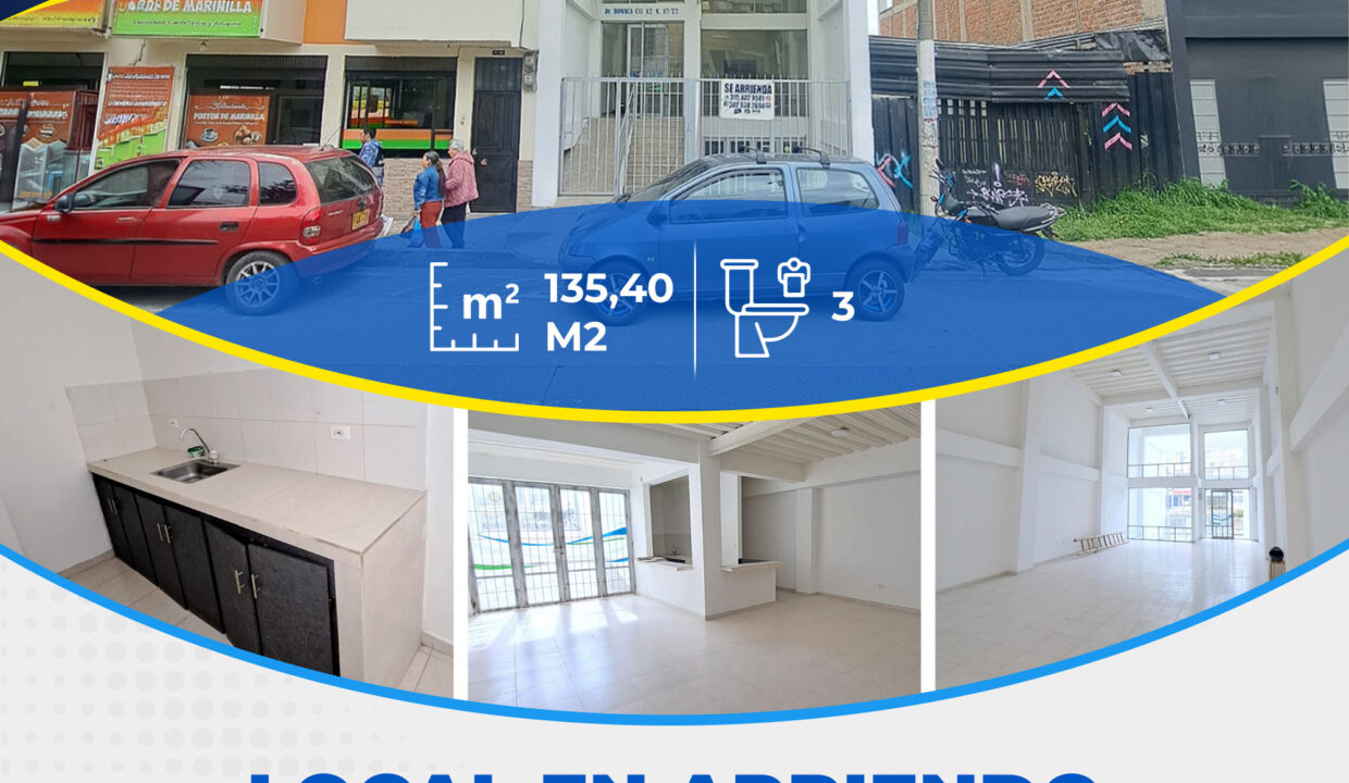 🏢 LOCAL EN ARRIENDO – AV